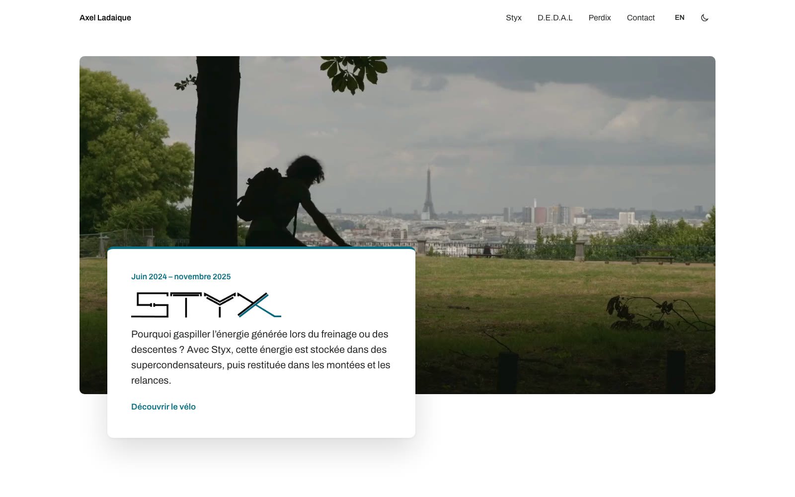 This website’s home page