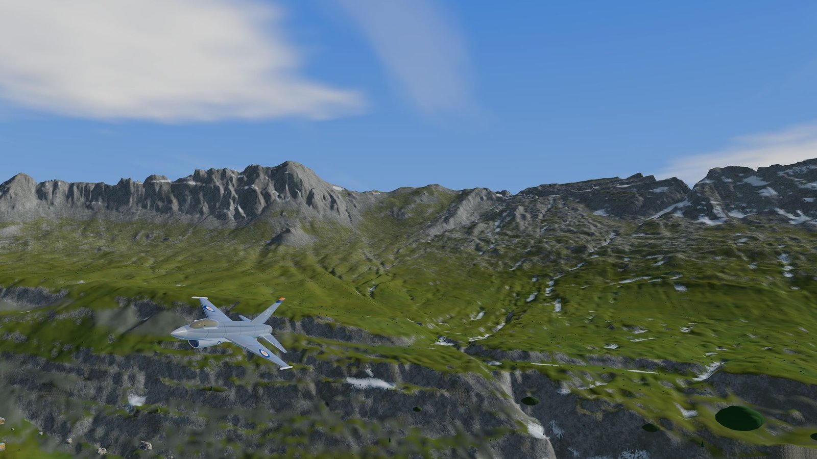 Un passage bas dans un cirque alpin
