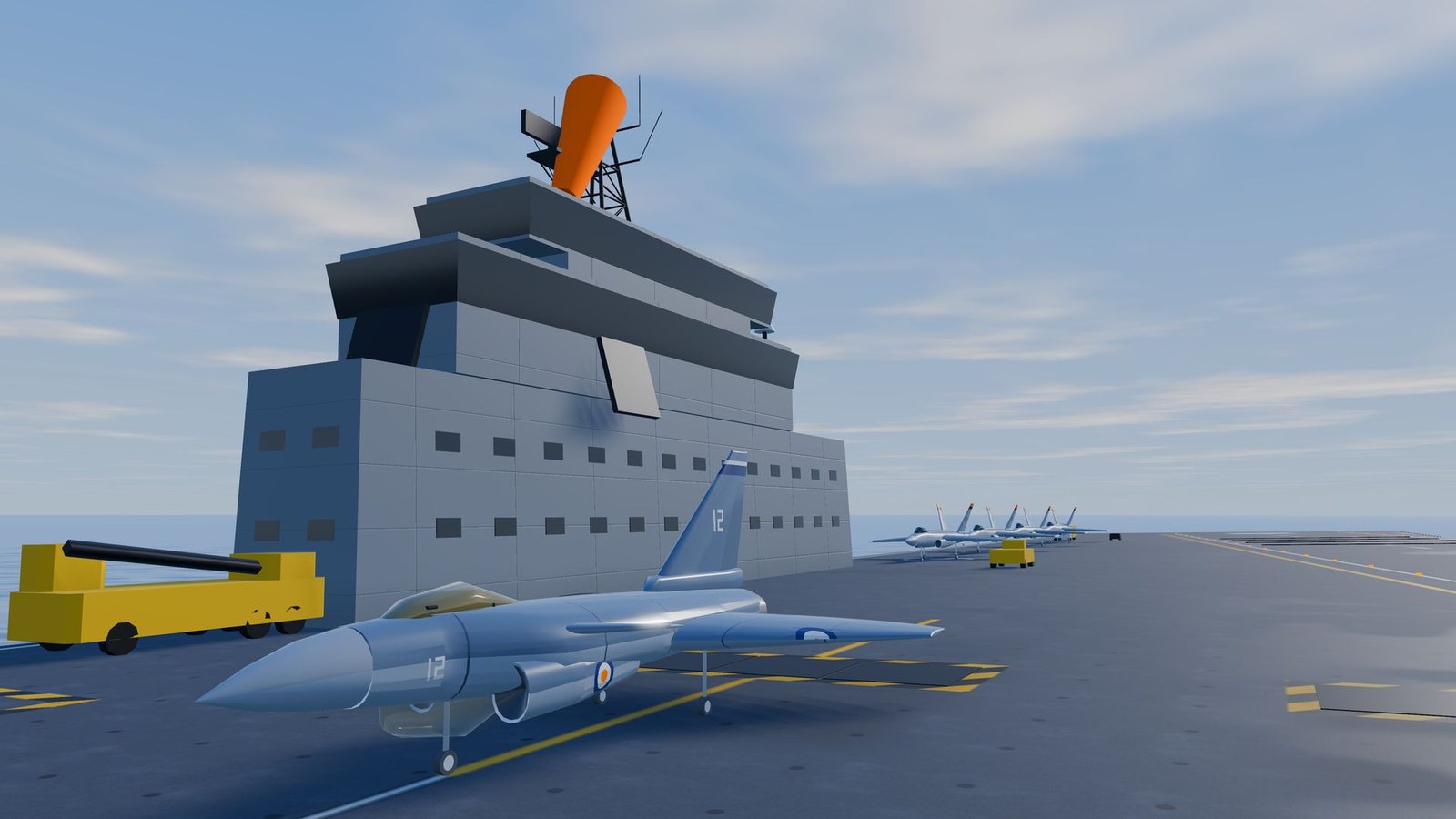 Un jet sur la catapulte du porte-avions
