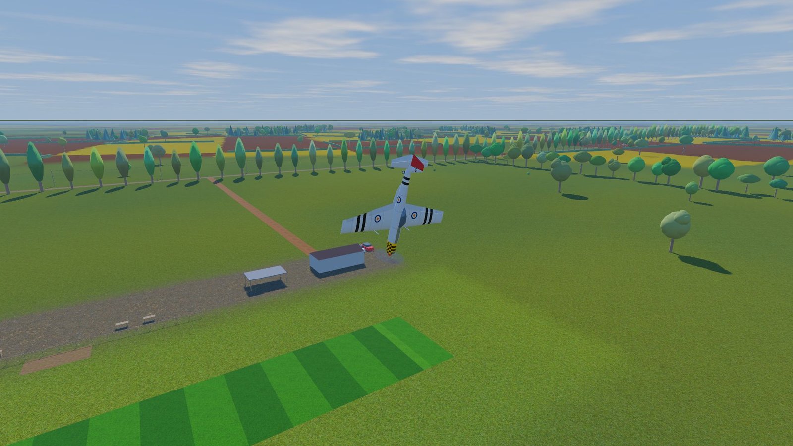 Un warbird au moment de l’impact
